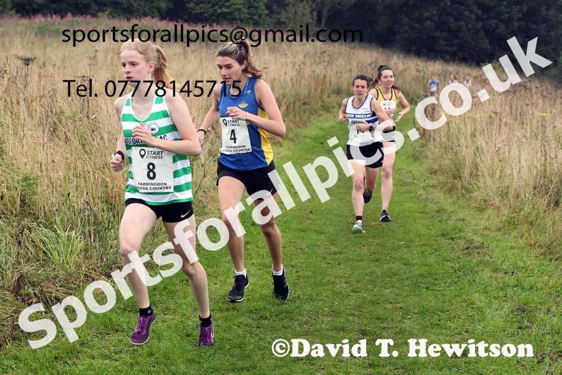 SSenior Womens relay, 2021 Farringdon Open Cross Country, Sunderland . Photo: David T. Hewitson/Sports for All Pics